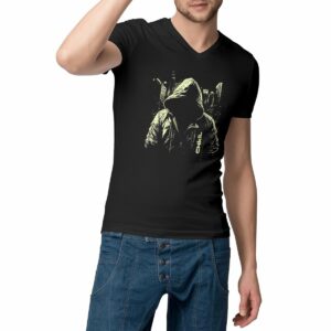 T-shirt Homme Col V - Chkil City Nights